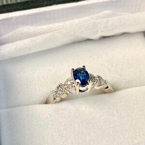 Sapphire Engagement Ring